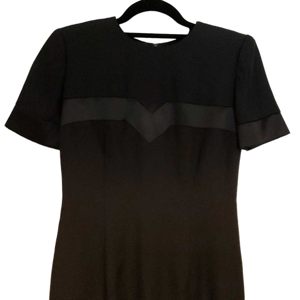 Vintage Black Short Sleeve Dress